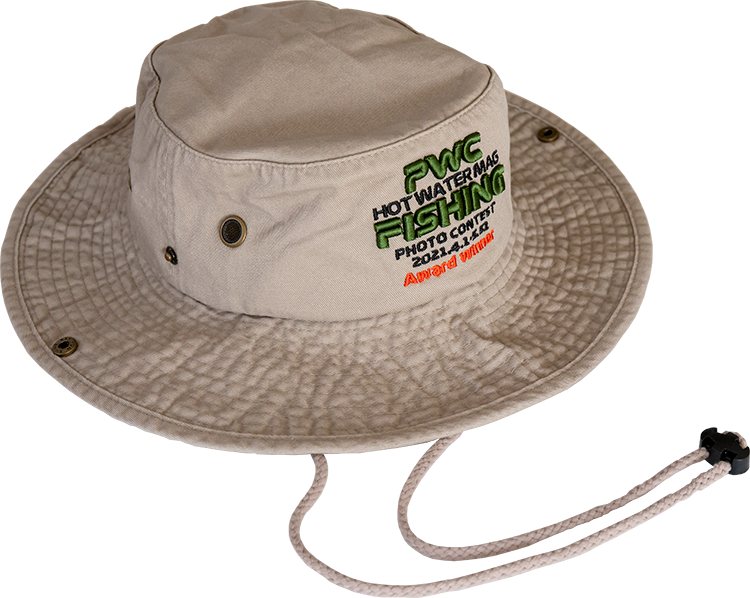 第1回PWC FISHINGフォトコンテスト、オリジナルハット