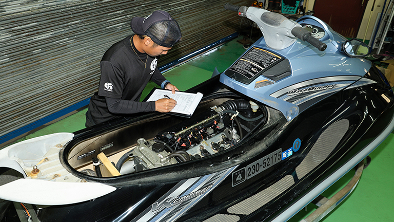 水上バイクの中古艇売買】プロの目線が安心をプラス！中古艇のことなら